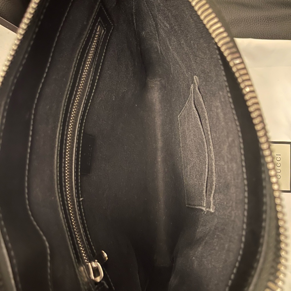 Gucci Messenger GG Supreme Black Grey - Picture 5 of 8